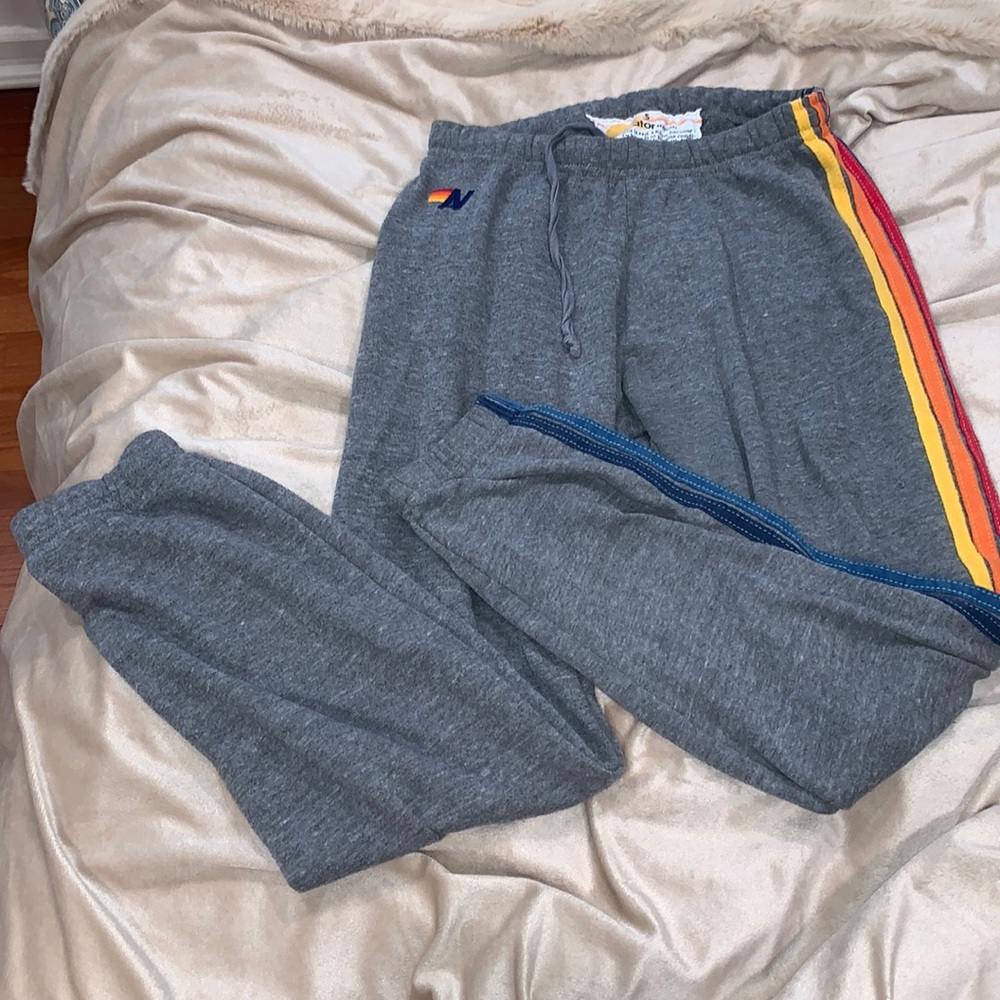Aviator Nation 5 Stripe Sweatpants